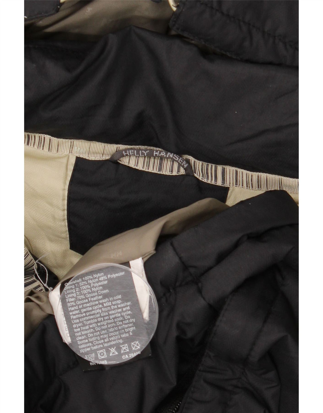Helly Hansen muška podstavljena jakna s kapuljačom UK 42 XL crni najlon