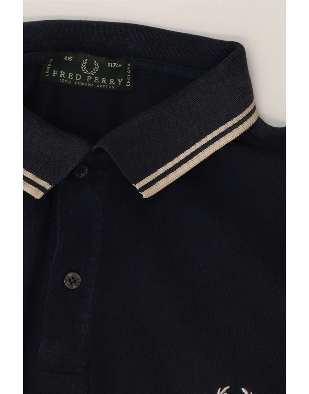 Fred Perry muška polo majica velika tamnoplava prugasta majica