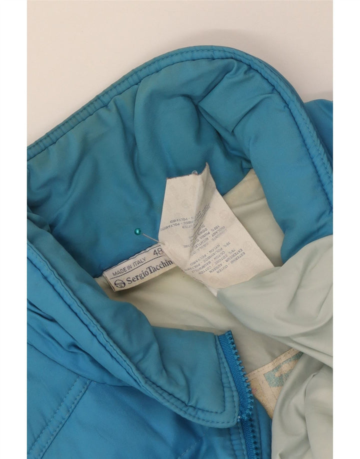 Sergio Tacchini muška podstavljena jakna IT 48 srednje plavi pamuk