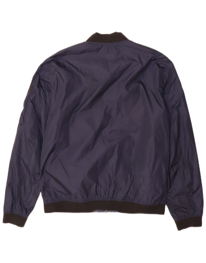 Jack & Jones muška bomber jakna UK 40 veliki mornarsko plavi najlon