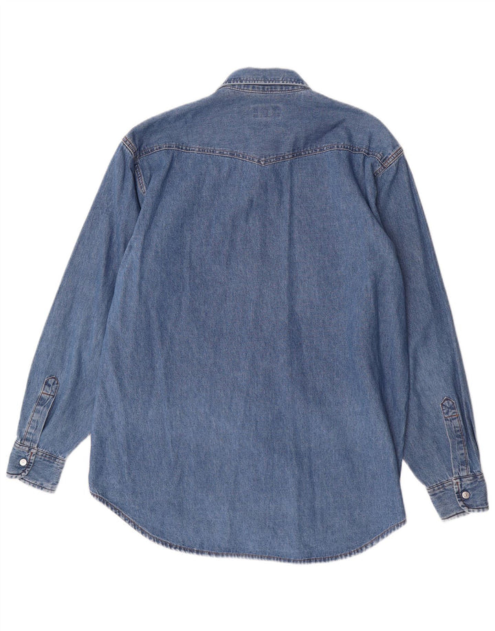 CARRERA muška traper košulja Srednje plavi pamuk