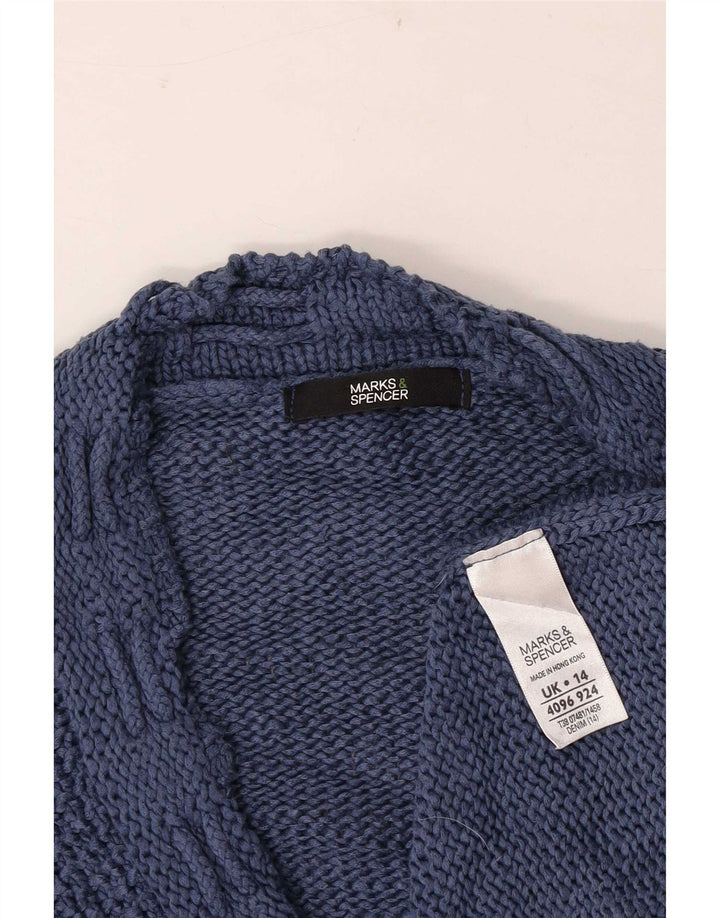 Marks & Spencer ženski džemper s 3/4 rukavima UK 14 srednje plava