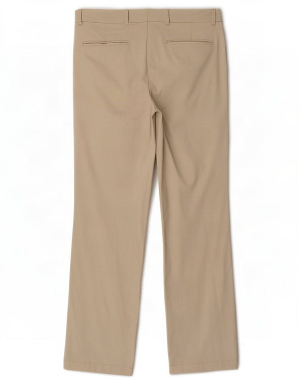 Zara muške ravne chino hlače EU 42 Large W32 L30 Bež