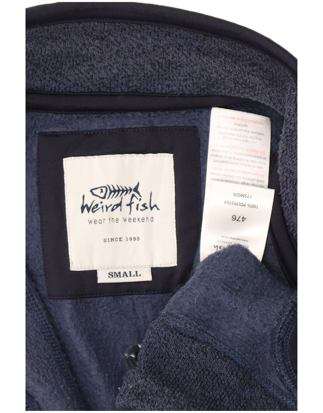 WEIRD FISH Muška trenirka, mala jakna od tamnoplavog poliestera