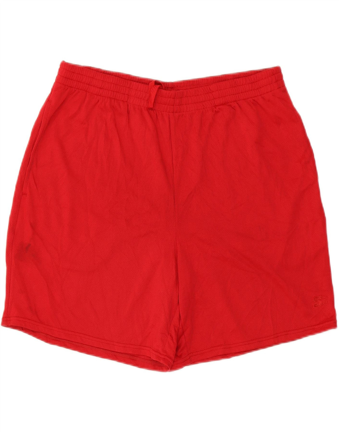 STARTER Mens Sport Shorts Large  Red Polyester Vintage Starter and Second-Hand Starter from Messina Hembry 