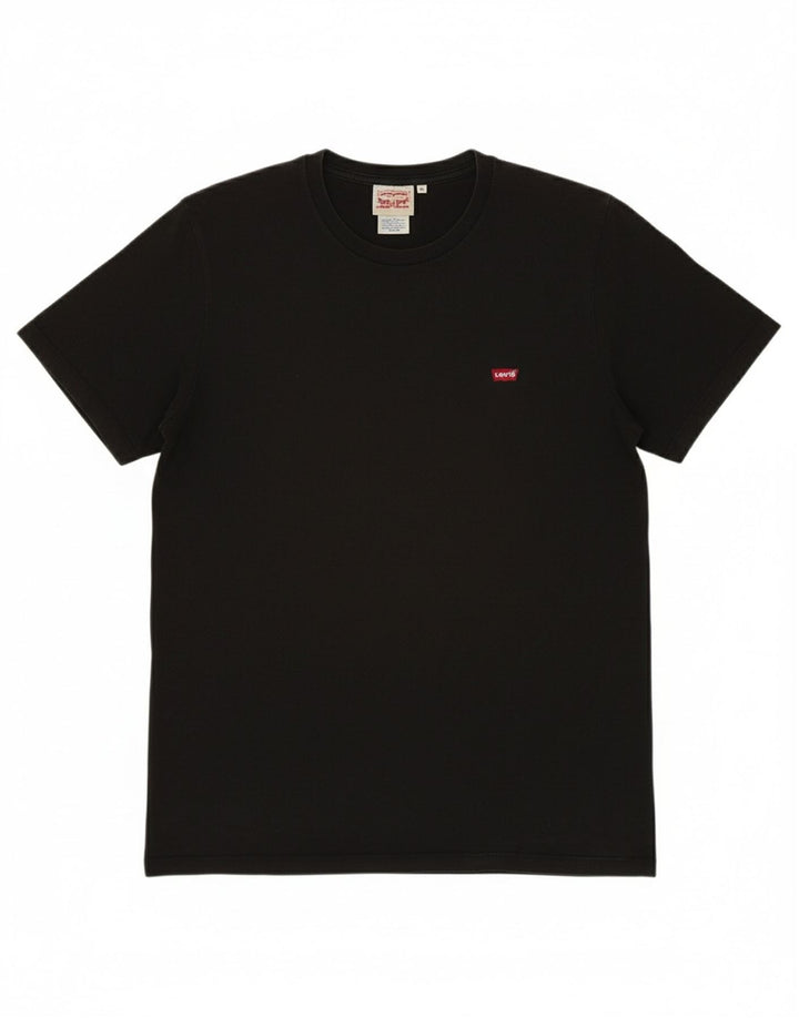 LEVI'S Mens T-Shirt Top Medium Black Cotton
