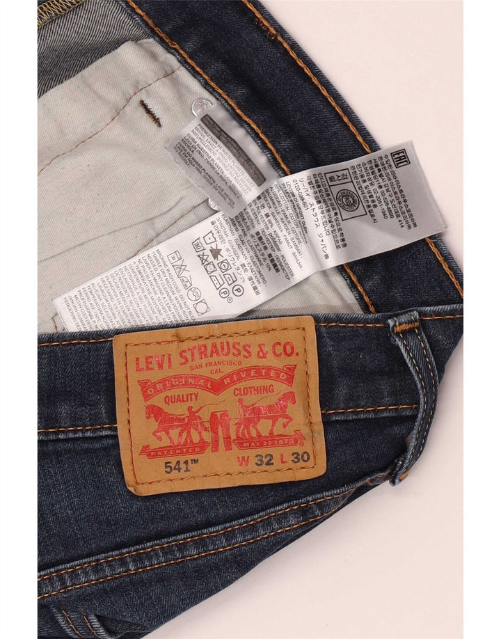 Levi's muške 541 sužene traperice W32 L30 plavi pamuk