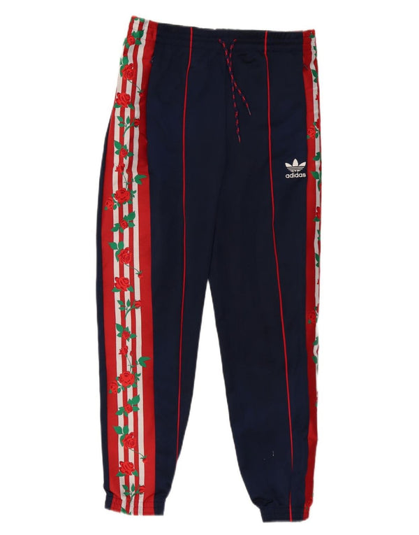 Adidas ženske hlače za trenirku s grafičkim motivima Joggers UK 8 male tamnoplave