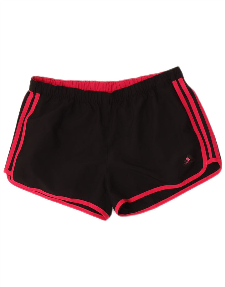 Adidas ženske sportske kratke hlače Climalite UK 14 Srednji crni poliester