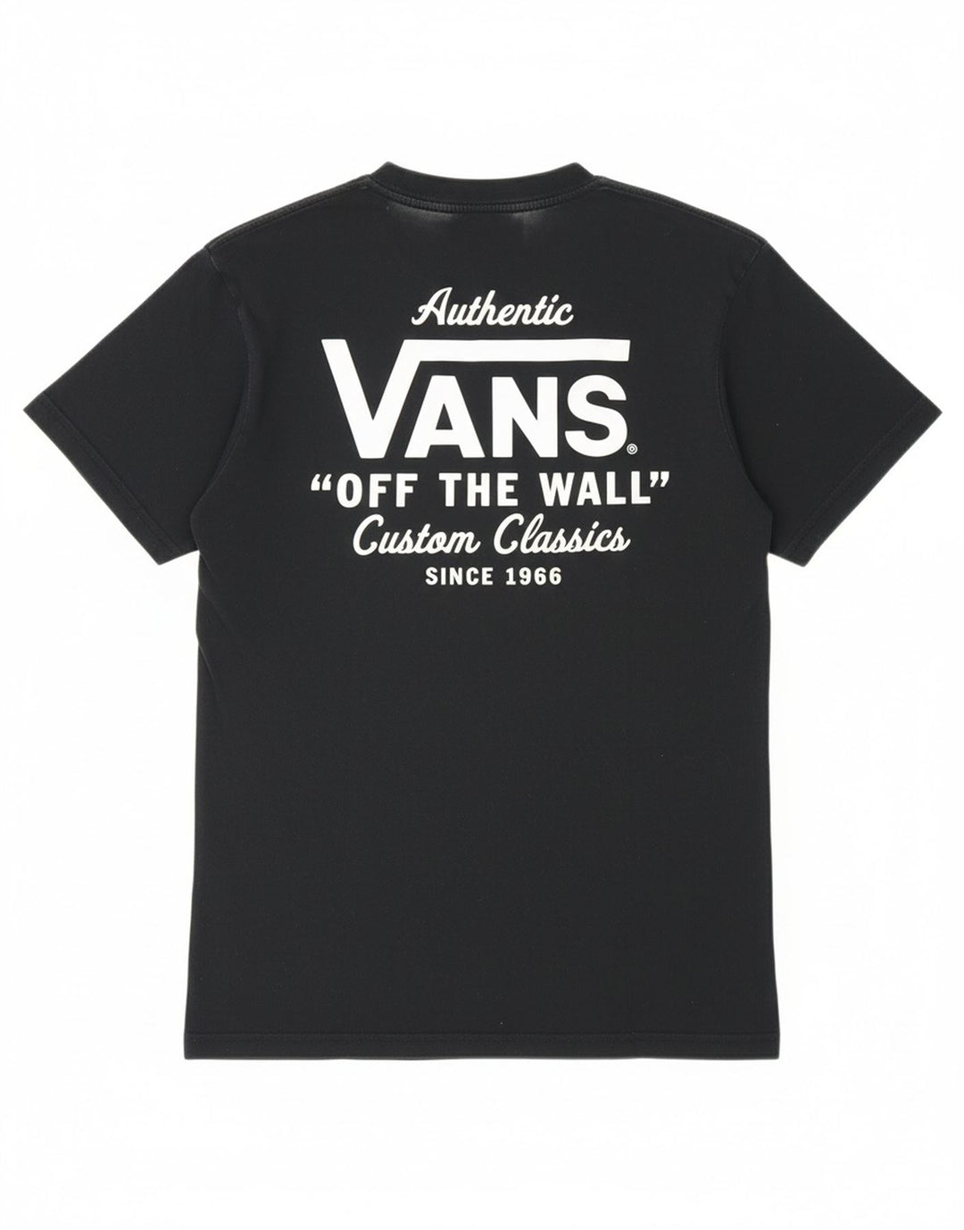 VANS Mens Graphic T-Shirt Top Small Navy Blue Cotton