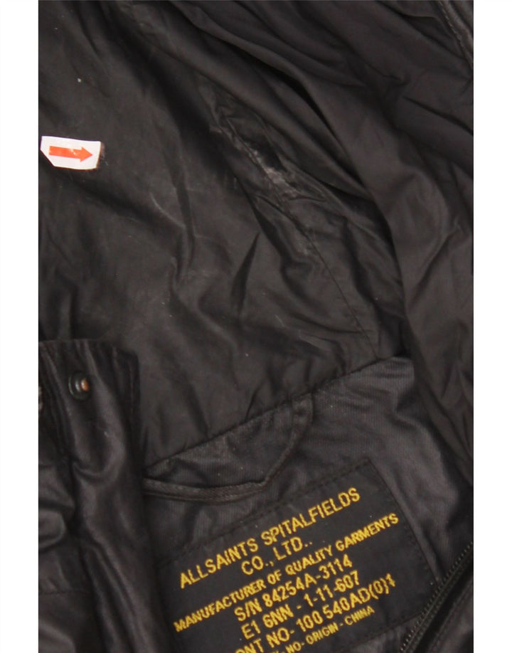 ALL SAINTS Muška pomoćna jakna s kapuljačom UK 38 srednje crna