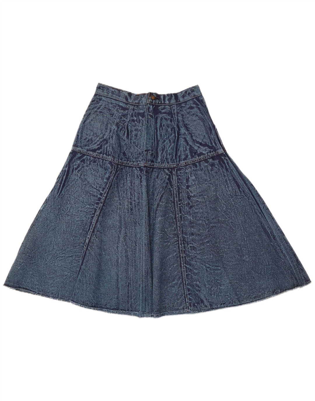VINTAGE ženska traper suknja visokog struka W28 srednje plava