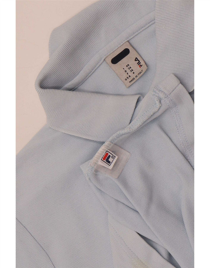 Fila Ženska skraćena polo majica IT 40 Mala plava pamuk