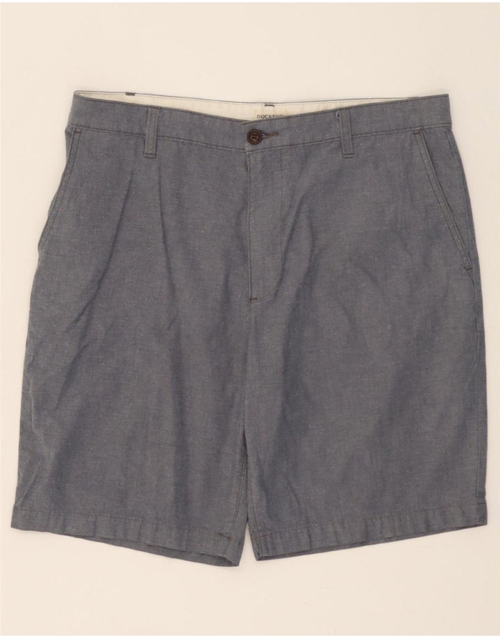 DOCKERS Mens Cargo Shorts W34 Large Blue Cotton Vintage Dockers and Second-Hand Dockers from Messina Hembry 