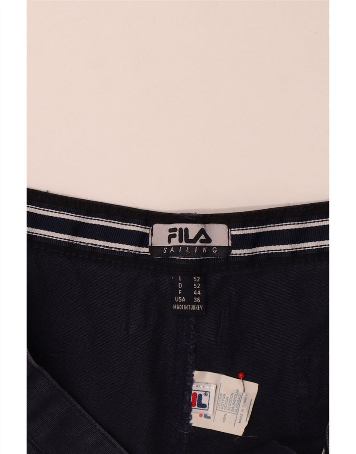 FILA muške kargo kratke hlače IT 52 XL W36 tamnoplavi pamuk