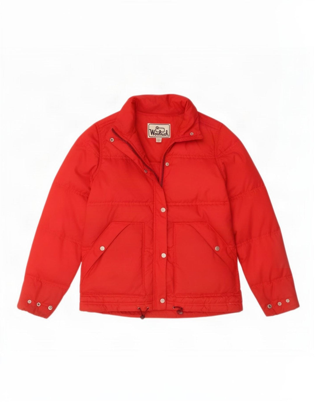 Woolrich ženska velika podstavljena jakna UK 10 mali crveni poliester