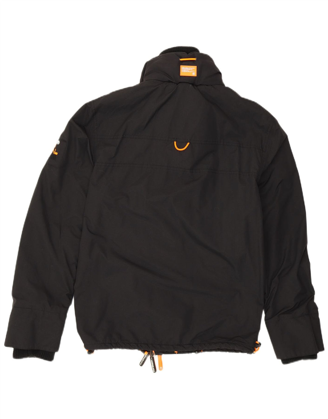 SUPERDRY Womens The Wind Attacker Windbreaker Jacket UK 10 Small Black