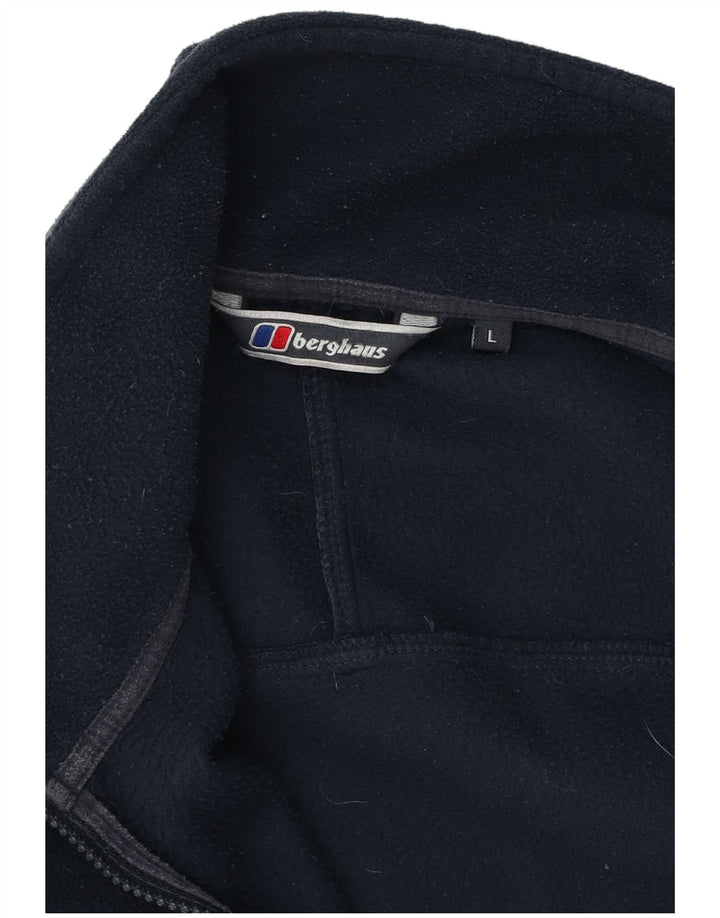 Berghaus muška jakna od flisa UK 40 veliki tamnoplavi poliester