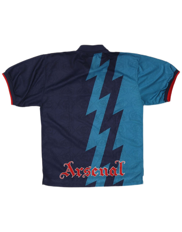 Nike muška majica za goste Arsenal FC 1995-1996 XL plava sportska boja