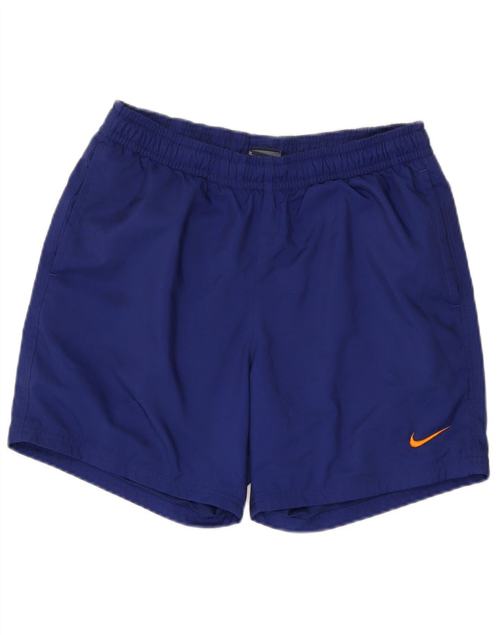 Nike muške sportske kratke hlače srednje tamnoplave boje od poliestera