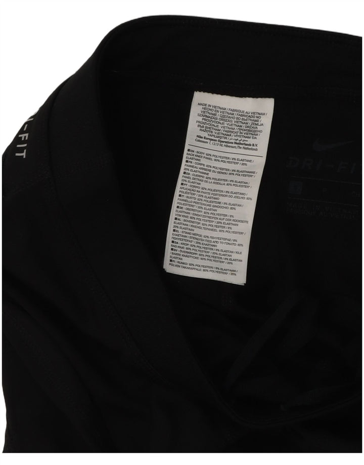 Nike Ženske Dri Fit Leggings UK 8 Male crne poliesterske