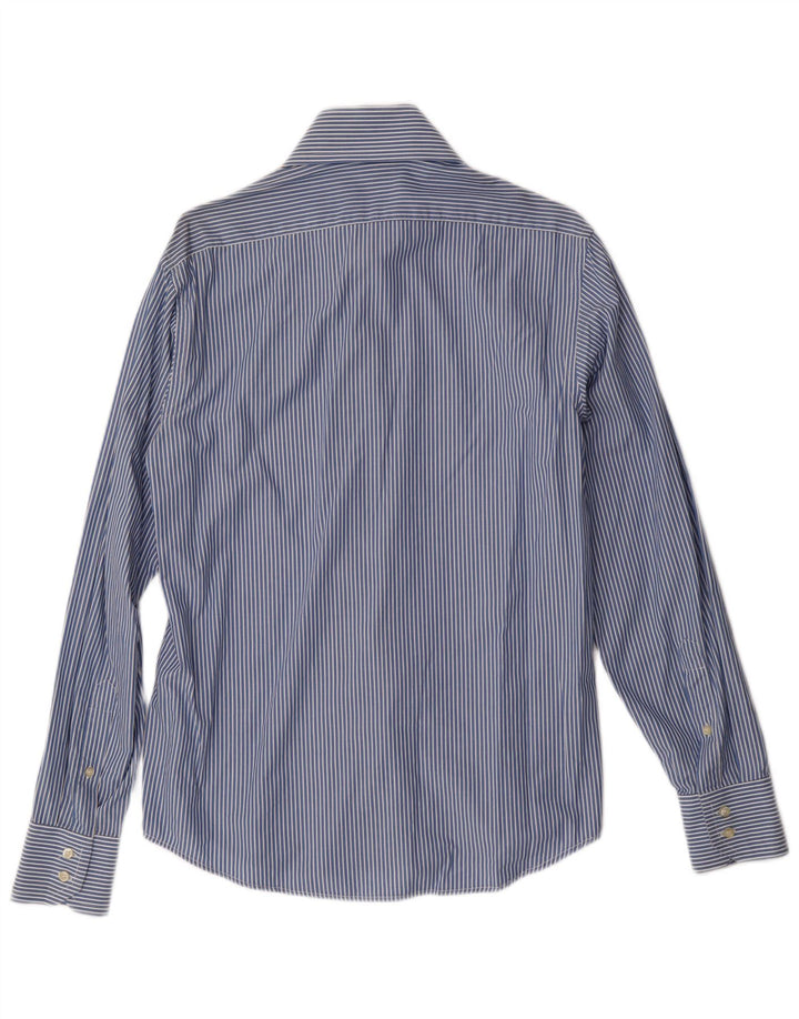 BENETTON muška košulja, pamuk na srednje plave pruge