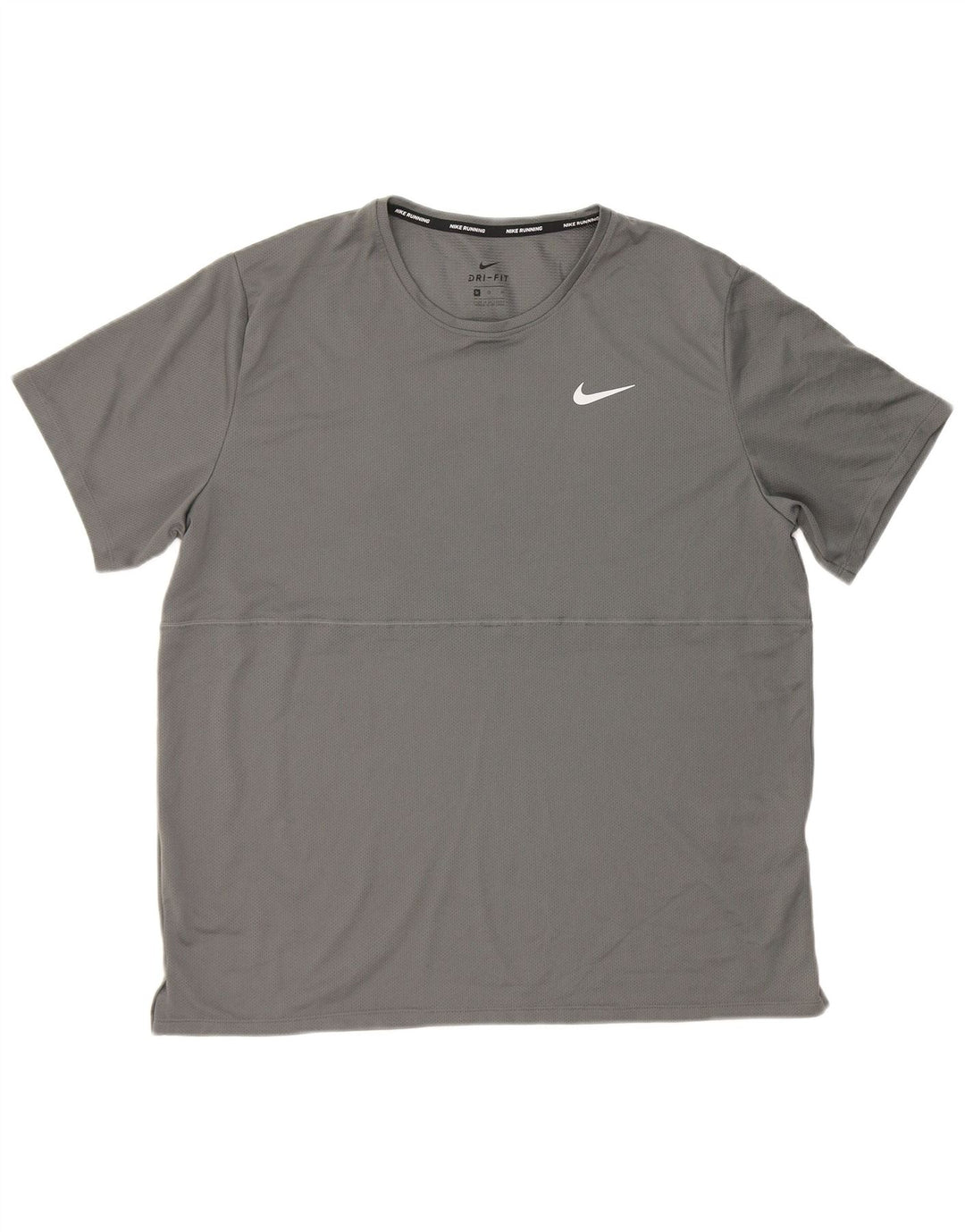 Nike Dri Fit majica kratkih rukava XL sivi poliester