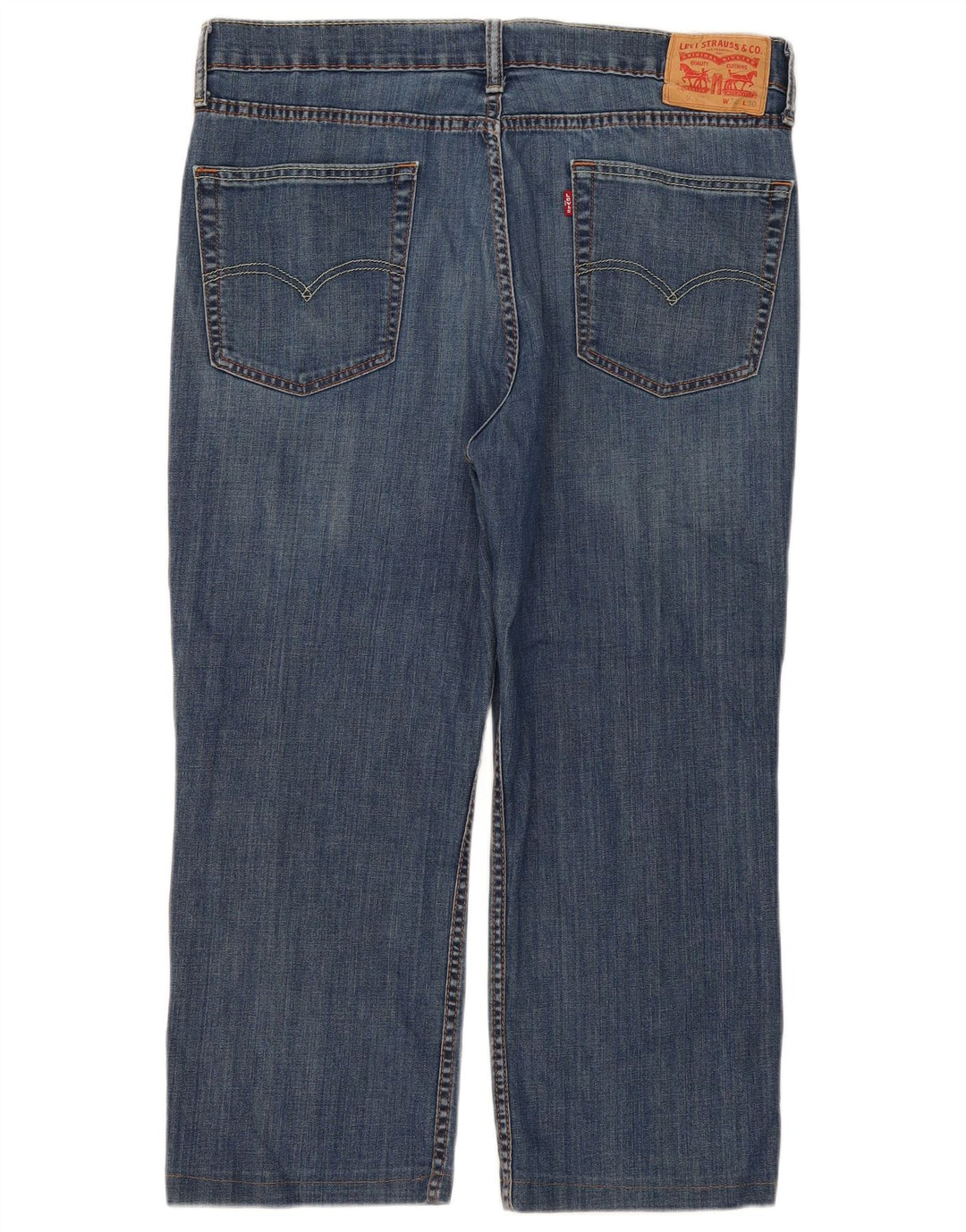 Levi's ženske kapri traperice W36 L23 plavi pamuk