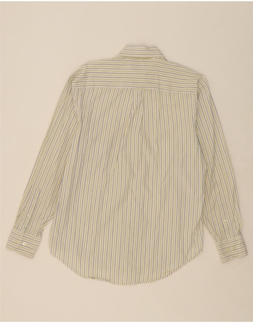 NAUTICA Mens Shirt Small White Pinstripe Cotton Vintage Nautica and Second-Hand Nautica from Messina Hembry 