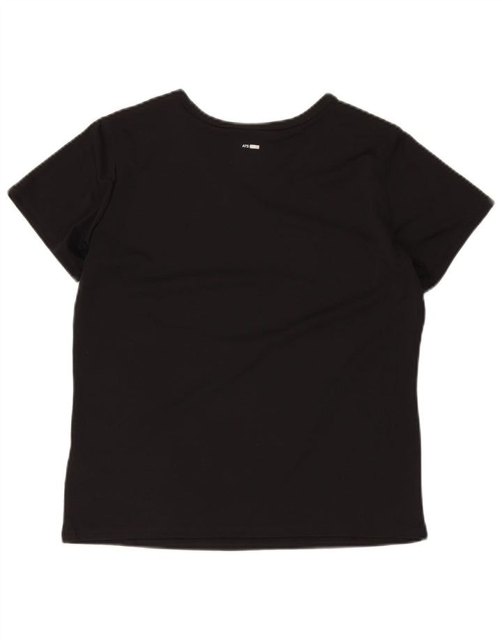 Adidas ženska majica kratkih rukava UK 14 srednji crni poliester
