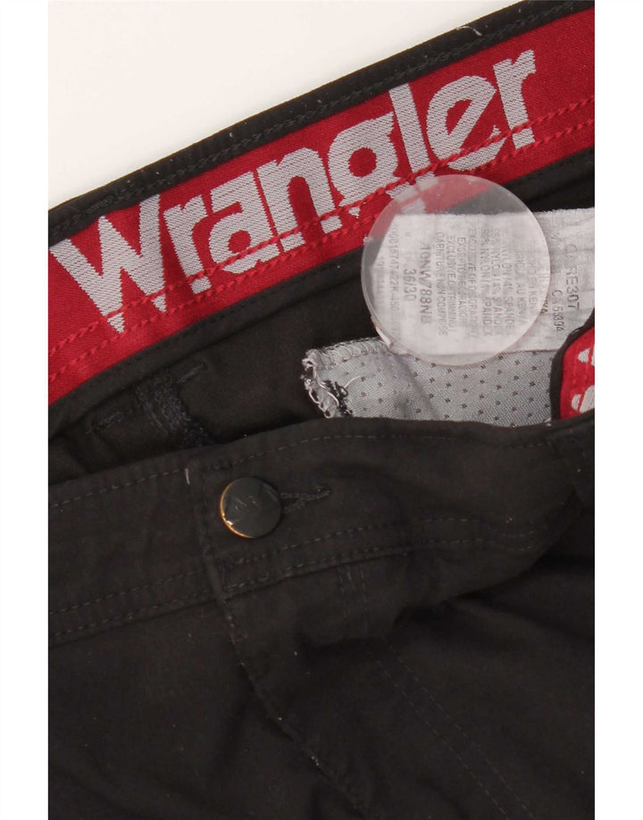 Wrangler muške kargo hlače W36 L30 crni najlon