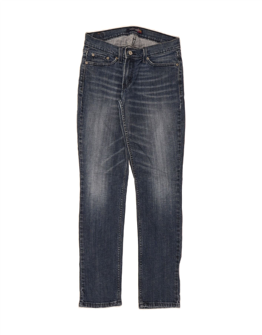LEVI'S Womens Slim Jeans US 10 Large W28 L31 Blue Cotton Vintage Levi's and Second-Hand Levi's from Messina Hembry 