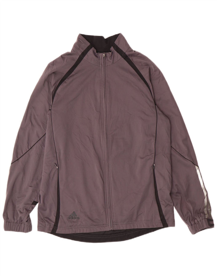 Adidas muška trenirka gornja jakna srednje siva poliesterska sportska