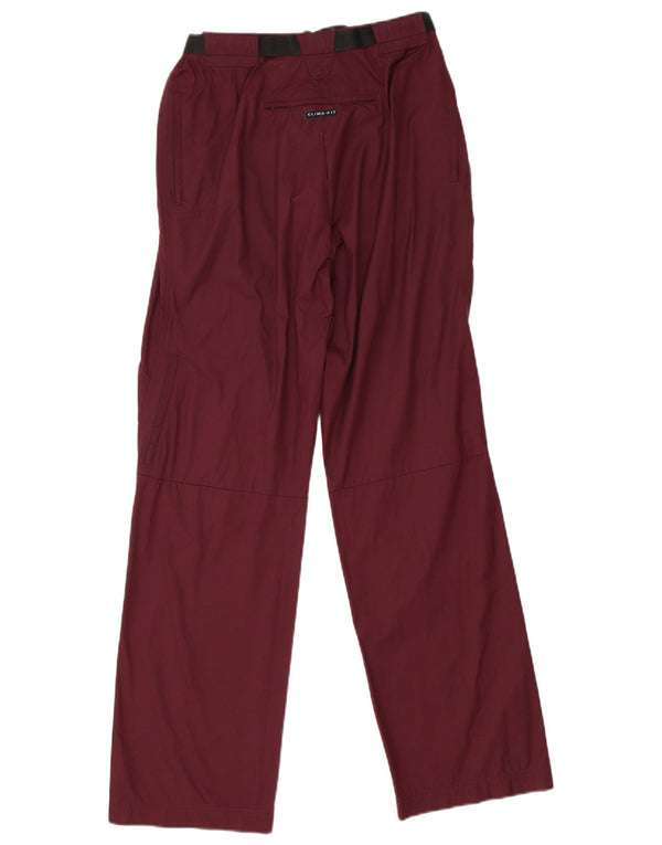 Nike ženske ravne chino hlače UK 10/12 Srednje W28 L30 Bordo