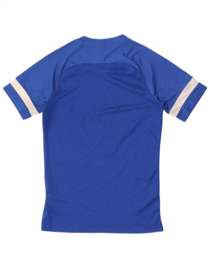 NIKE muška Dri Fit majica kratkih rukava, mala plava poliesterska boja