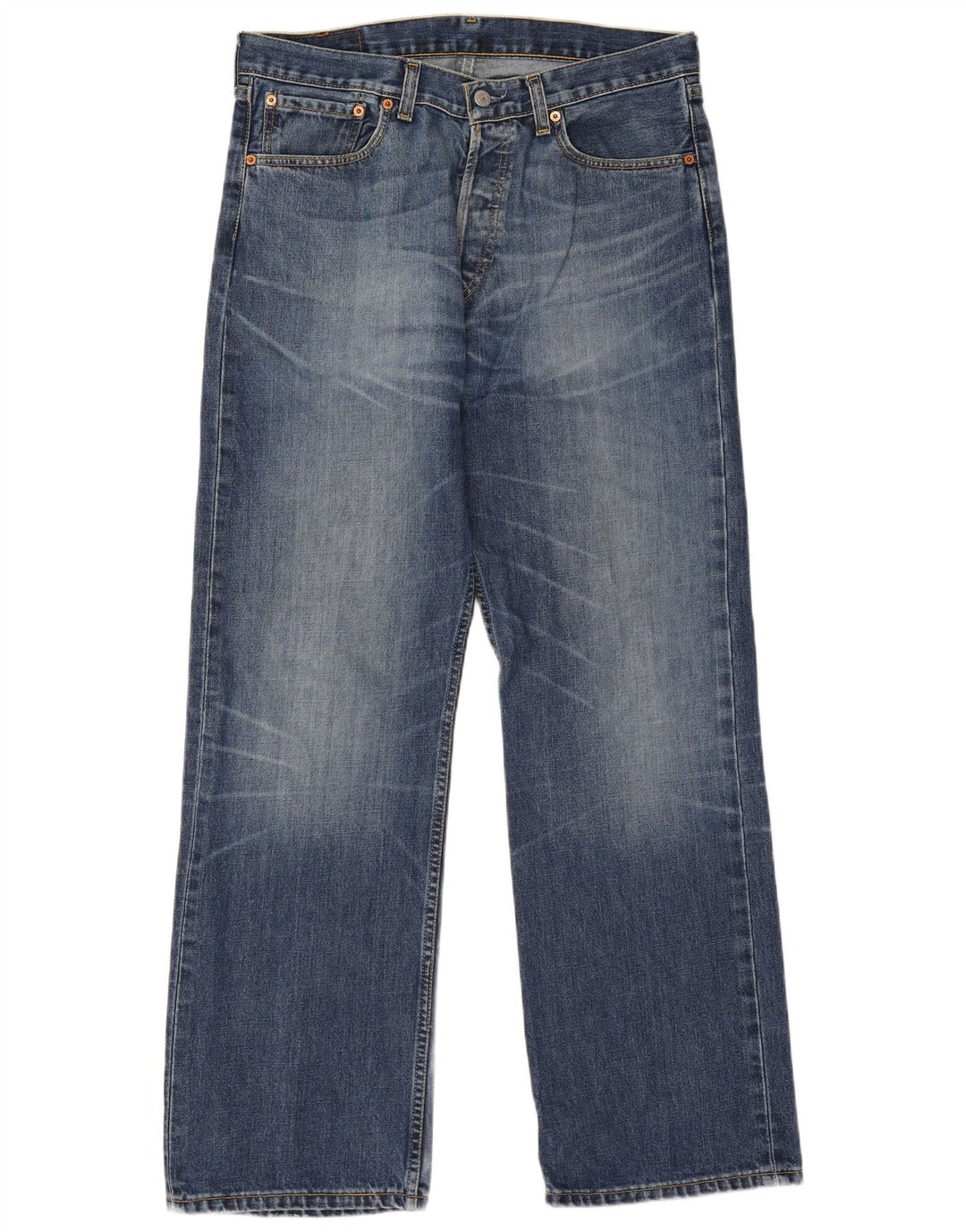 Levi's muške 508 ravne traperice W32 L32 plavi pamuk