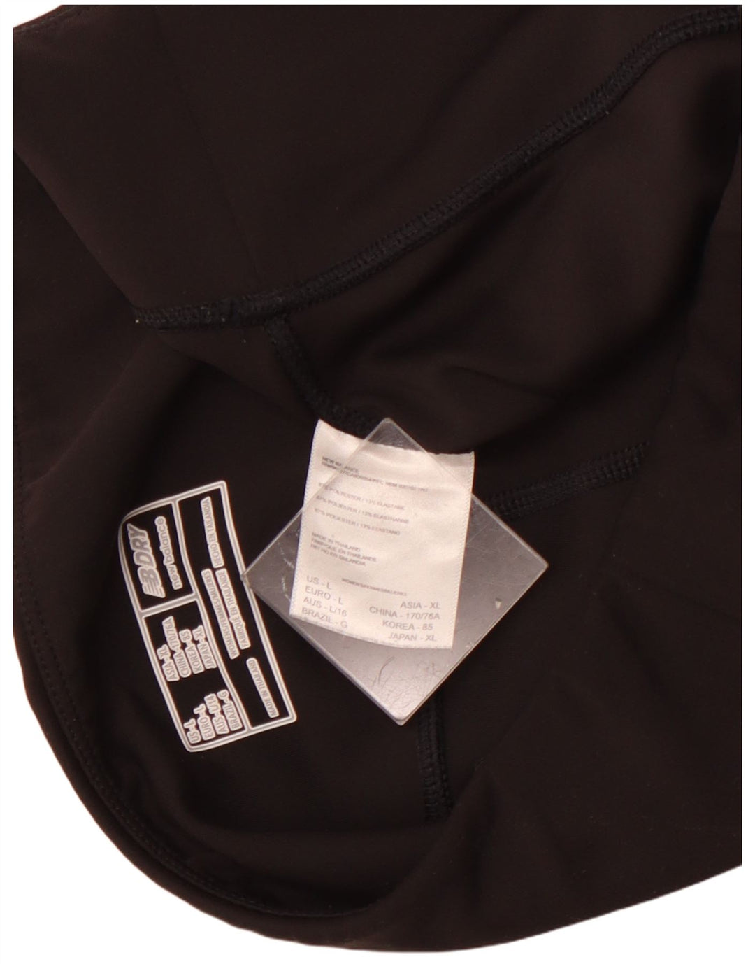 NEW BALANCE Ženske tajice UK 14 Veliki crni poliester