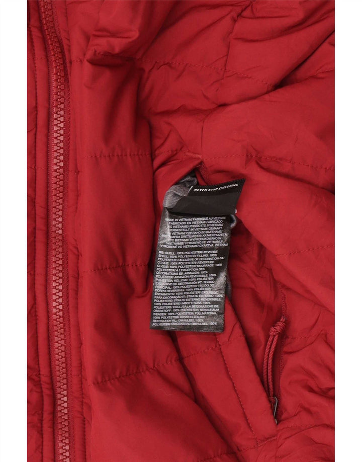 The North Face ženska reverzibilna podstavljena jakna UK10 Mala bordo