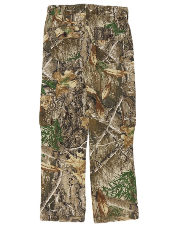 Realtree Boys Cargo Hlače 10-11 godina Large W26 L25 kaki kamuflažne