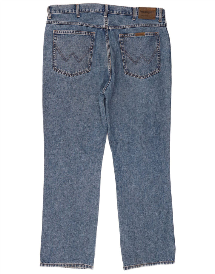 WRANGLER Muške ravne traperice regularnog kroja W40 L32 plavi pamuk