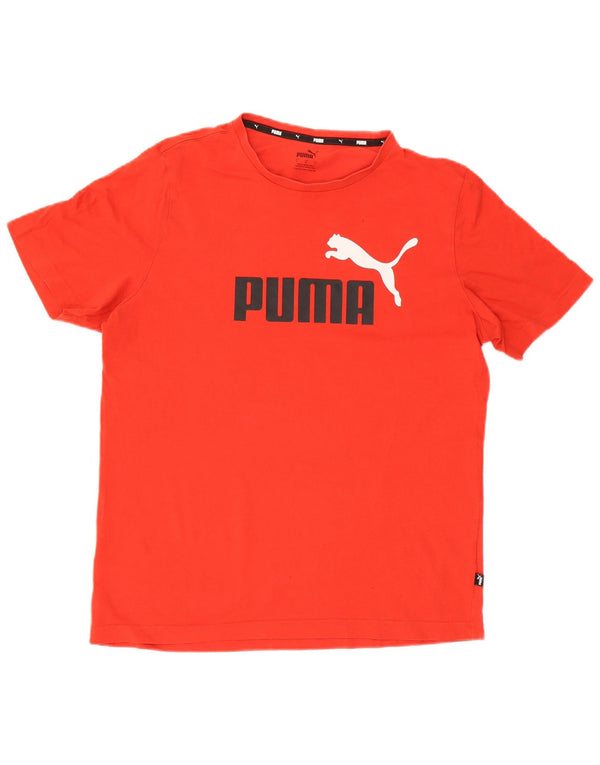 Puma muška majica s grafičkim motivima, veliki crveni pamuk