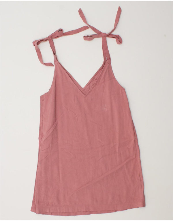 Topshop ženska slip haljina UK 8 Mala ružičasta viskoza