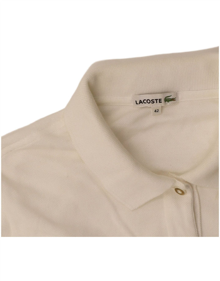 LACOSTE ženska polo majica veličina 42 velika bijela