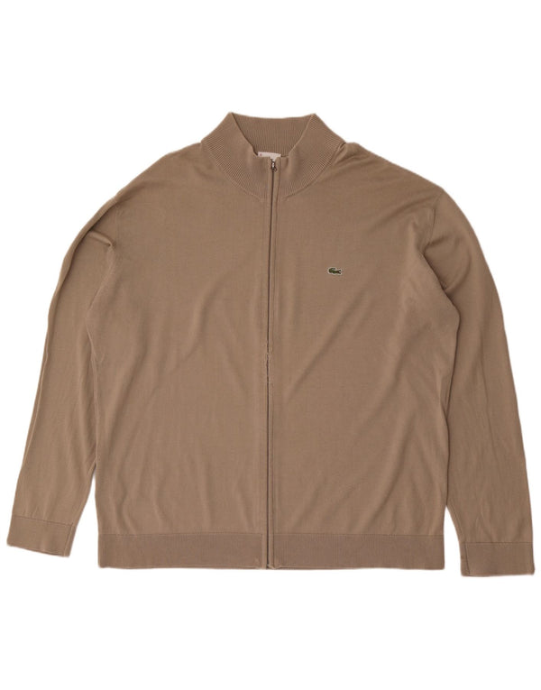 Lacoste muški kardigan pulover veličina 10 5XL bež pamuk