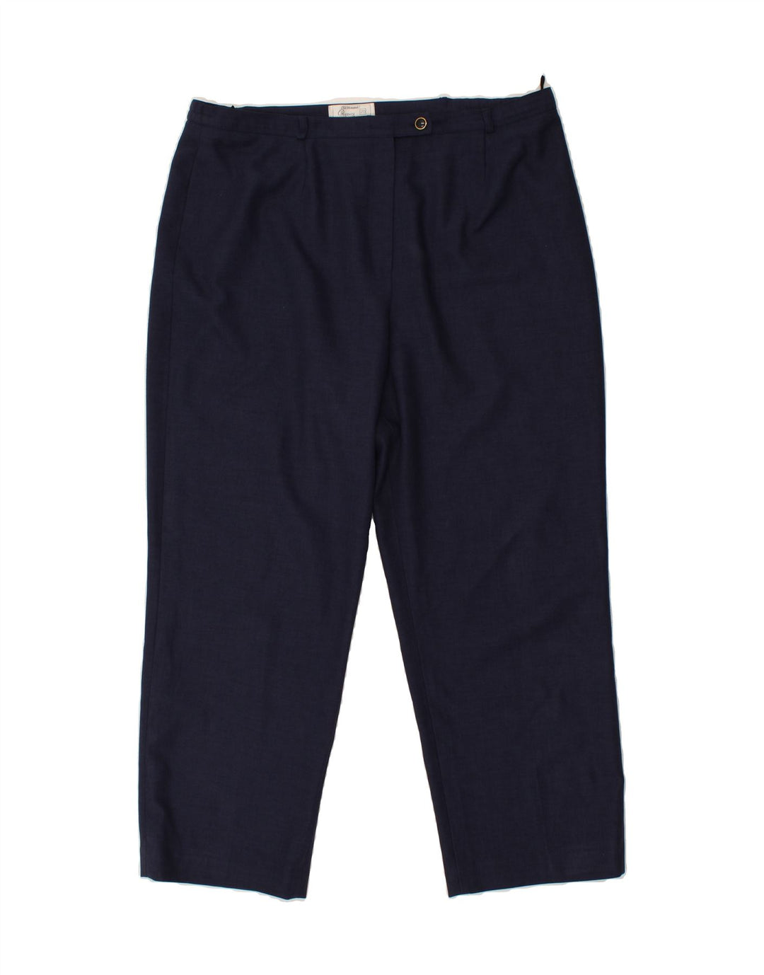 ST. BERNARD Womens Classics Slim Casual Trousers W38 L29 Navy Blue Vintage St. Bernard and Second-Hand St. Bernard from Messina Hembry 
