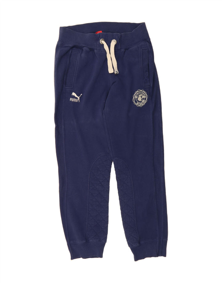 PUMA Mens Tracksuit Trousers Joggers Medium  Navy Blue Vintage Puma and Second-Hand Puma from Messina Hembry 