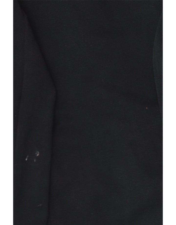 NIKE ženska velika majica s kapuljačom s patentnim zatvaračem UK 10 Mala tamnoplava pamuk