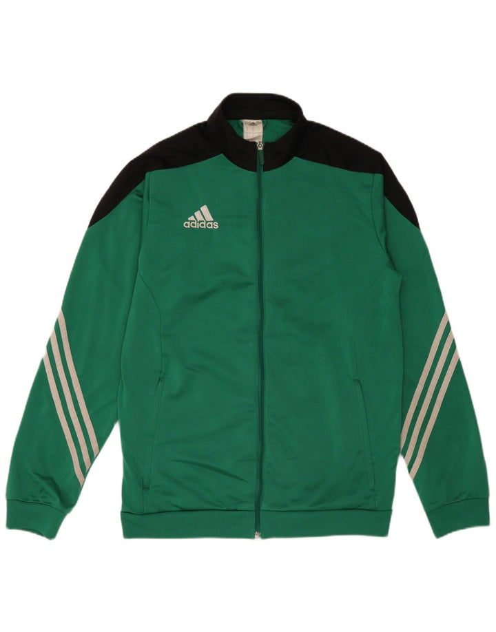 Adidas muška gornja jakna trenirke srednje zelene boje poliester