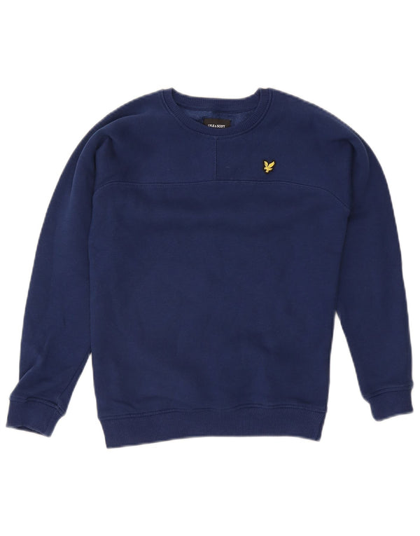 Lyle & Scott Boys Sweatshirt Džemper 9-10 godina tamnoplavi pamuk