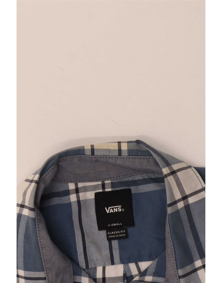 Vans muška klasična košulja kratkih rukava XS plavi karirani